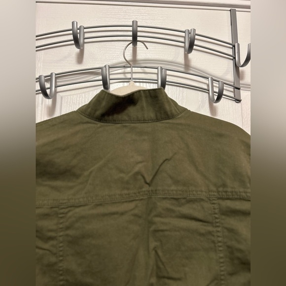 GAP core Utility Jacket Olive Green women’s M military outdoors neutral EUC army - Picture 16 of 16